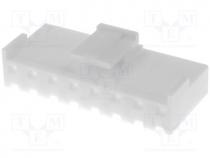 Plug, wire-board, female, PIN 8, w/o terminals, 3.96mm, for cable