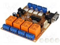 Development kit  Microchip, Interface  RS232, optocoupler x4