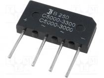 Bridge rectifier, 600V, 5A