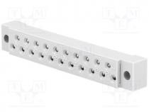 Socket, DIN 41617, female, PIN 21, THT, straight, 4A, 250V, B 50mm