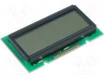 Display  LCD, alphanumeric, FSTN Positive, 12x2, yellow, LED