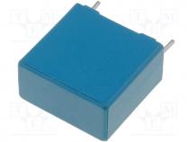 Capacitor  polypropylene, X2, 470nF, 15mm, 20%, 9x17.5x18mm