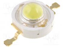 Power LED, EMITER, P 3W, 5000-8000K, white cold, 51.2-70lm, 140