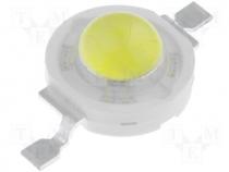 Power LED, EMITER, P 5W, 6500(typ)K, white cold, 320(typ)lm, 140