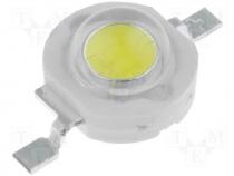 Power LED, EMITER, P 1W, 6500(typ)K, white cold, 100(typ)lm, 140