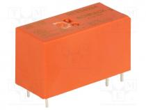Relay  electromagnetic, SPST-NO, Ucoil 24VDC, 16A/250VAC, 1.44k
