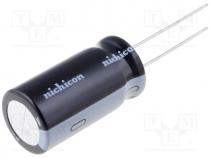 Capacitor  electrolytic, THT, 1uF, 100V, Ø5x11mm, Pitch 2mm, 20%