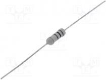 Resistor  metal oxide, THT, 82k, 1W, 5%, Ø3.2x9mm, Leads  axial