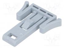 DIN rail mounting bracket