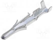 Contact, male, 22....18AWG, crimped, 6.2mm