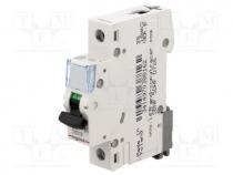 Overcurrent breaker, 230VAC, Inom 6A, Poles no 1, Mounting  DIN