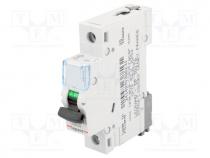 Overcurrent breaker, 230VAC, Inom 4A, Poles no 1, Mounting  DIN