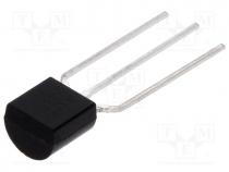 Transistor  NPN, bipolar, 75V, 600mA, 625mW, TO92