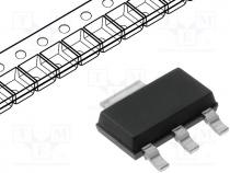 Triac, 600V, 1A, 25mA, SOT223