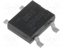 Bridge rectifier, 50V, 1A, DB-1S