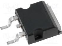 Voltage stabiliser, LDO, fixed, -5V, 1.5A, D2PAK, SMD, Package  roll