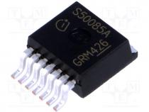 Voltage stabiliser, fixed, 5V, 0.55A, TO263-8, SMD, Package  roll