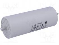 Capacitor  motors, run, 45uF, 425VAC, Ø45x117mm, -25....70C, 5%