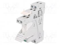 Relay  interface, SPDT, Ucoil 230VAC, 16A, 16A/250VAC, 16A/24VDC