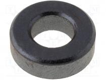 Ferrite  toroidal, L 4mm, Int.dia 6mm, Out.diam 12mm, 0,30mm