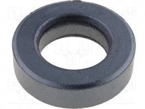 Ferrite  toroidal, L 7.5mm, Int.dia 16mm, Out.diam 28mm, 0,40mm