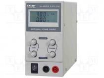 Pwr sup.unit  laboratory, Channels 1, 0....30VDC, 0....5A, Plug  EU
