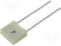 Capacitor  polyester, 100nF, 40VAC, 63VDC, Pitch 5mm, 10%