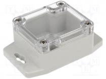 Enclosure  multipurpose, X 58mm, Y 64mm, Z 35mm, with fixing lugs