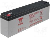 Re-battery  acid-lead, 12V, 2.3Ah, Storage time 3-5 years