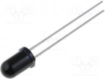 PIN IR photodiode, 5mm, 900nm, 750-1100nm, 20, Mounting  THT, 1nA