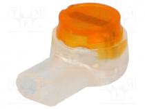 Splice terminal  quick splice, IDC, Colour  yellow, 19....26AWG