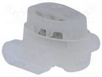 Splice terminal  quick splice, IDC, 0.5....1.5mm2, Colour  natural