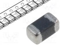 Ferrite  bead, Imp.@ 100MHz 600, Mounting  SMD, 1.8A, Case 1206