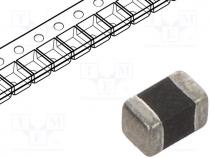 Inductor  wire, SMD, 0603, 100nH, 220mA, 0.68, ftest 100MHz, Q 34