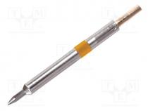 Tip, conical sloped, 0.7mm, 350....398C, sloped 45