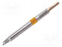 Tip, conical sloped, 3mm, 350....398C, sloped 45