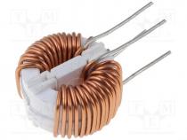 Inductor  wire, THT, 1mH, 2A, 30m, -25÷120C, 250V