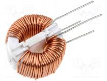 Inductor  wire, THT, 3mH, 2A, 150m, -25....120C, 250V