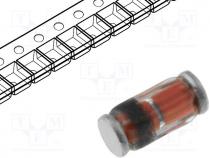 Diode  switching, SMD, 150V, 500mA, 50ns, 500mW, SOD80, Ifsm 4A