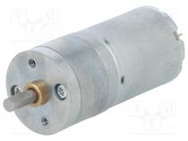 Motor  DC, with gearbox, 12VDC, HP, 34 1, dbl.sided shaft  no, 5.6A