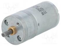 Motor  DC, with gearbox, 12VDC, Medium Power, 9.7 1, 770rpm, 2.1A