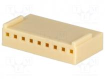 Plug, wire-board, female, PIN 9, w/o terminals, 2.54mm, for cable