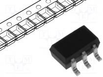 Transistor  N-MOSFET, unipolar, 60V, 300mA, 500mW, PG-SOT-363