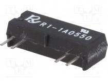 Relay  reed, SPST-NO, Ucoil  5VDC, 1A, max.250VDC, 10VA, Rcoil  500