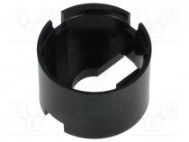 Collimator holder, Colour  black, Application  PM2A-NXVA, 20mm