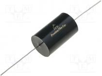 Capacitor  polypropylene, 10uF, 250VDC, 5%, Ø25x31mm, -55÷85C