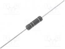 Resistor  power metal, THT, 47, 3W, 5%, Ø5.2x19.5mm, 250ppm/C