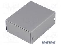 Enclosure  multipurpose, X 72mm, Y 57mm, Z 28mm, AL BOX, aluminium