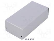 Enclosure  multipurpose, X 72mm, Y 143mm, Z 43mm, AL BOX, grey