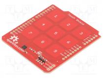 Module  control panel, 3.3....5VDC, IC  MPR121QR2, pin strips